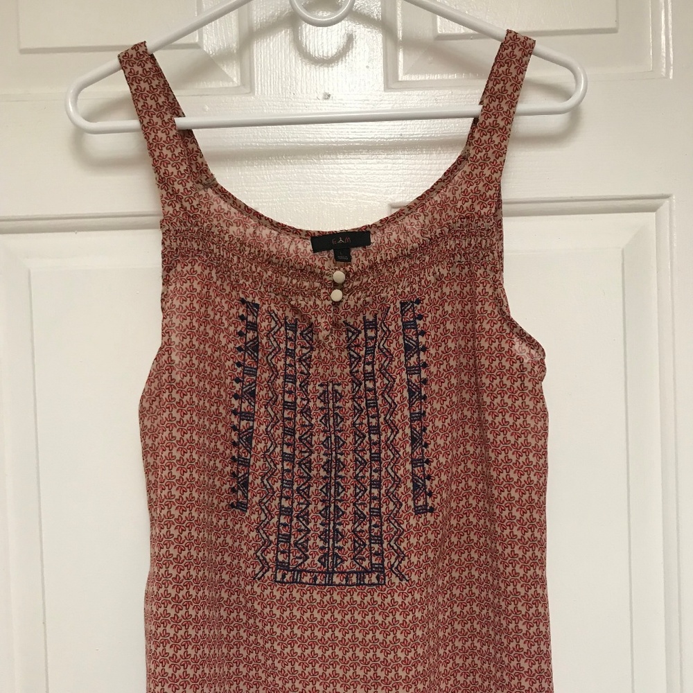 Embroidered Tank